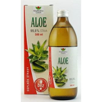 EkoMedicaSK Šťava z aloe 99,8% 500ml 